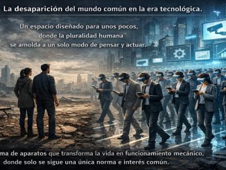 La desaparición del mundo común en la era tecnológica