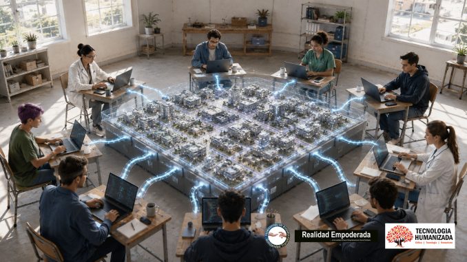Simulación de praxis social y algoritmos no colonizadores en Realidad Empoderada