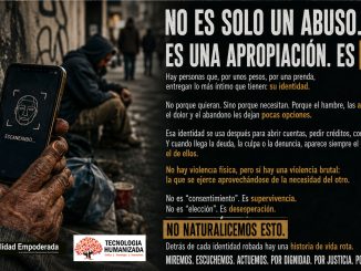 Robo de identidad digital situación de calle