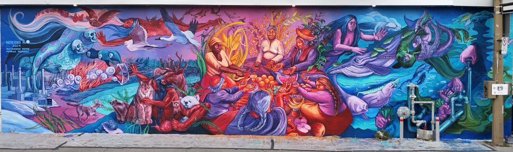 Guardiana de las semillas - Mural